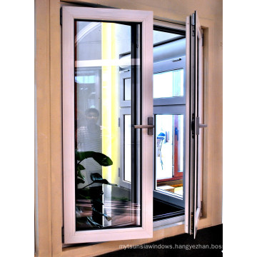 Plastic UPVC PVC Casement Double Glass Swing Windows Factory